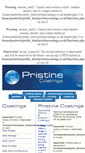 Mobile Screenshot of pristinecoatings.co.uk